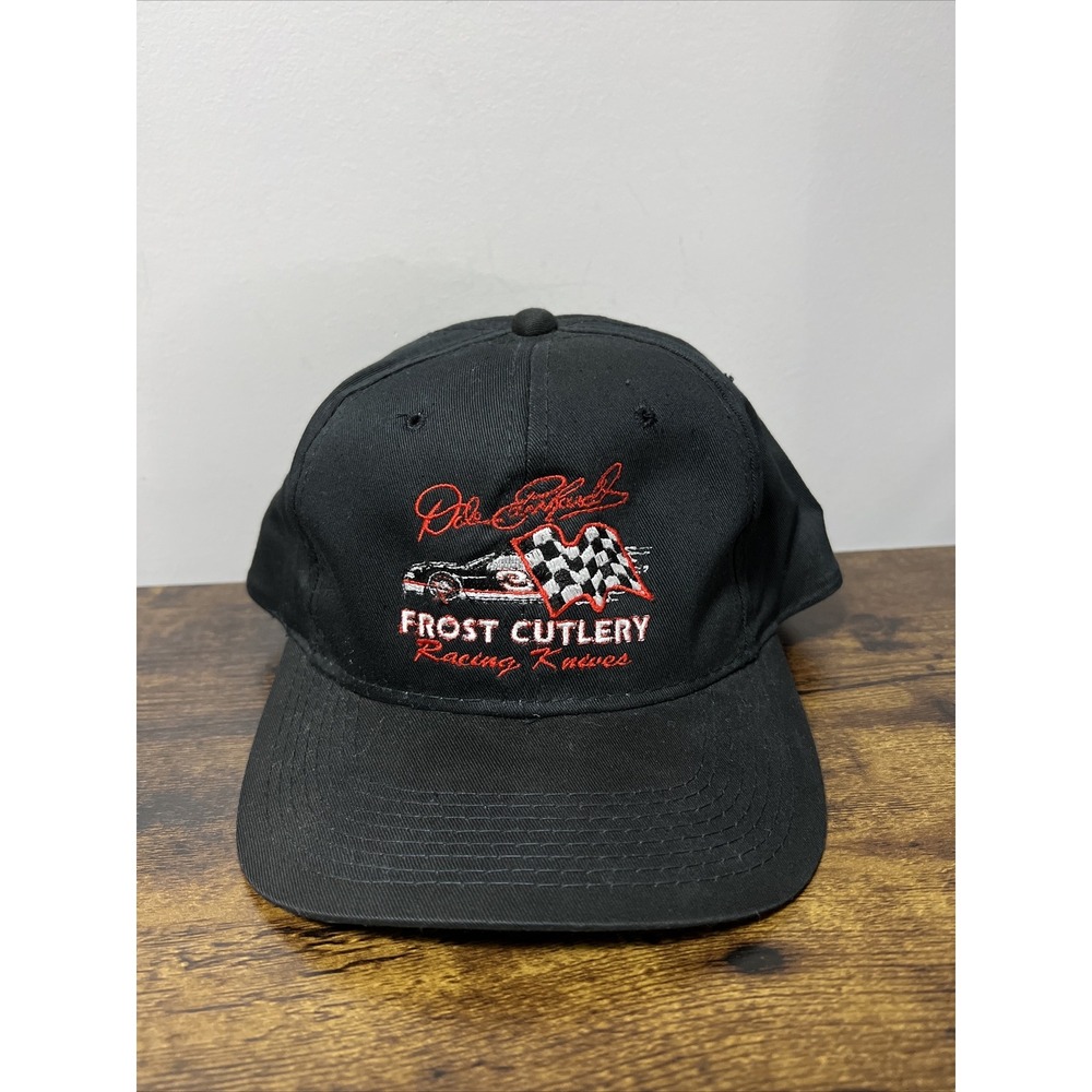 VTG Dale Earnhardt #3 FROST CUTLERY Racing Knives Hat Cap‎ Snapback RARE
